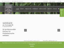 Tablet Screenshot of durafloor-werner.de